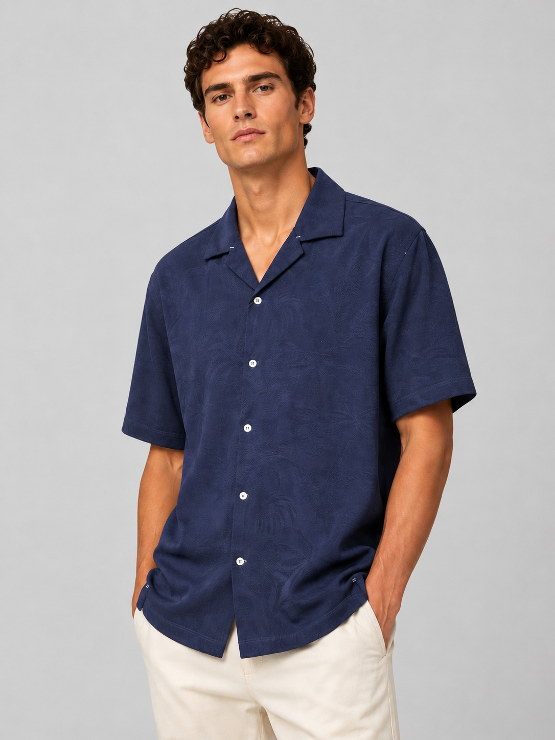 Premium Signature Stretch Short Sleeve Button Up Shirt