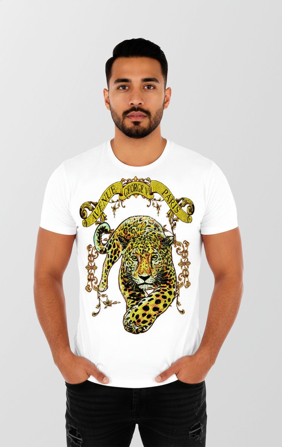 GV Leopard Baroque T-Shirt