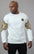 White Soft and comfortable GV sweater with round-neck, long sleeves, and a Lion pin. The gold sleeves add a touch of elegance, making it suitable for daily wear. Made with soft cotton for ultimate comfort.