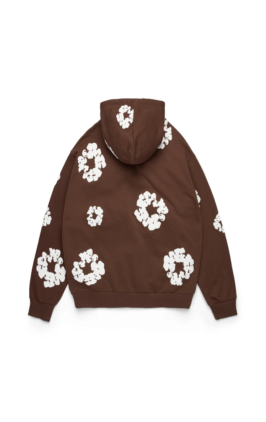 Cotton Wreath Zip Hoodie