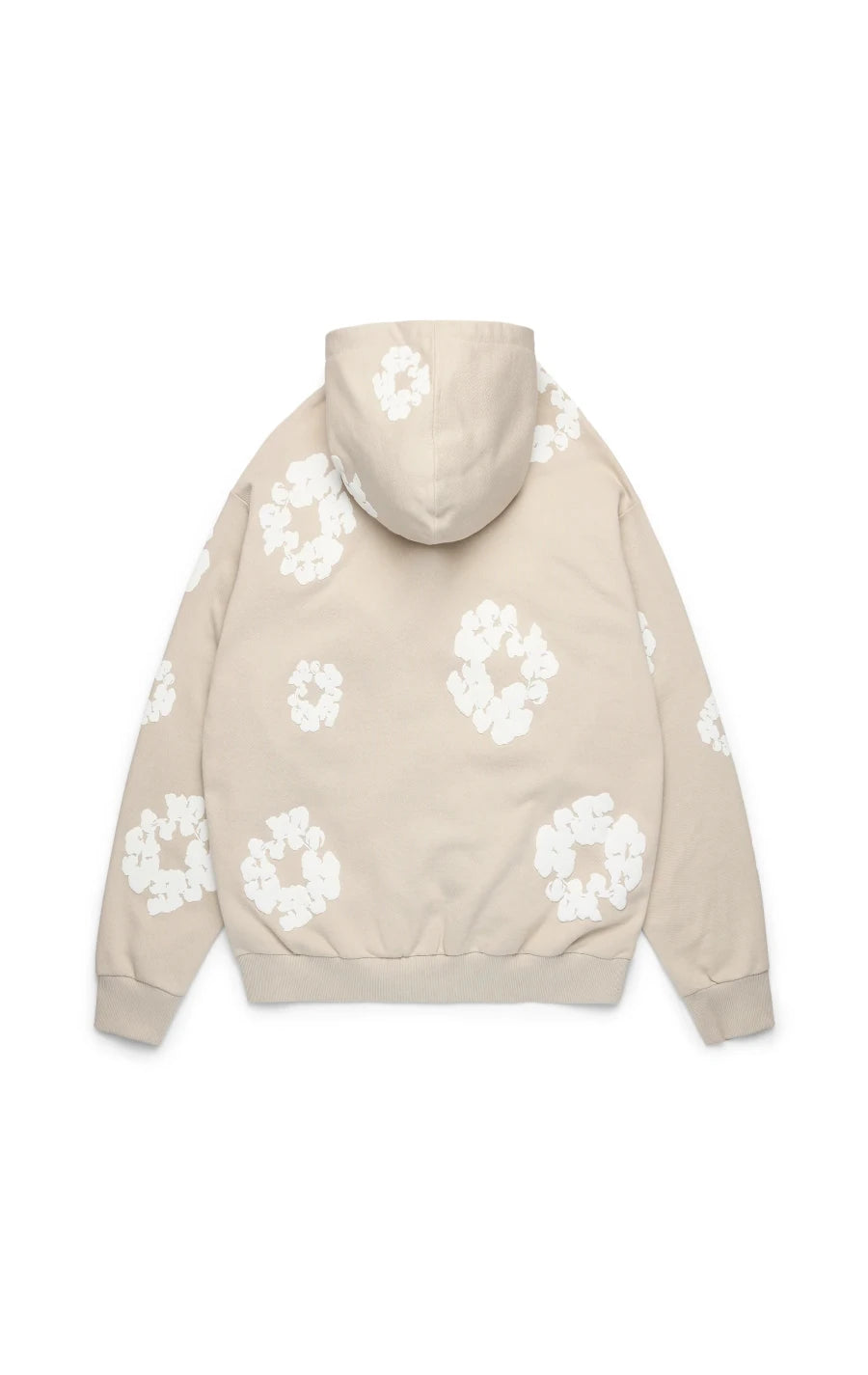 Cotton Wreath Zip Hoodie