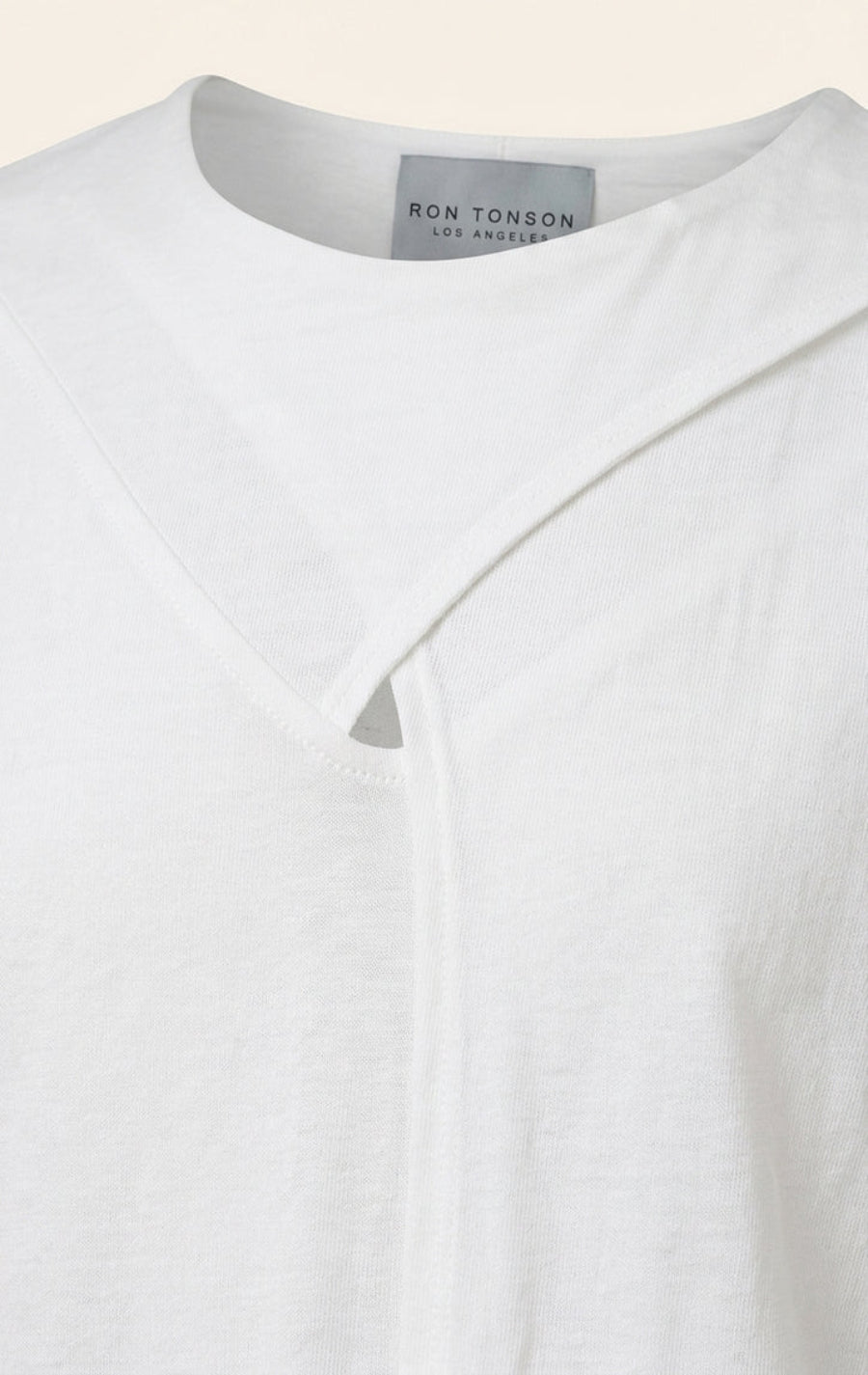 Asymmetric Cotton|T-Shirt