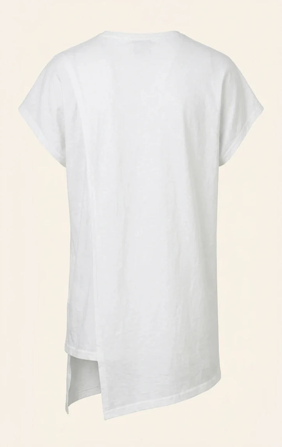 Asymmetric Cotton|T-Shirt
