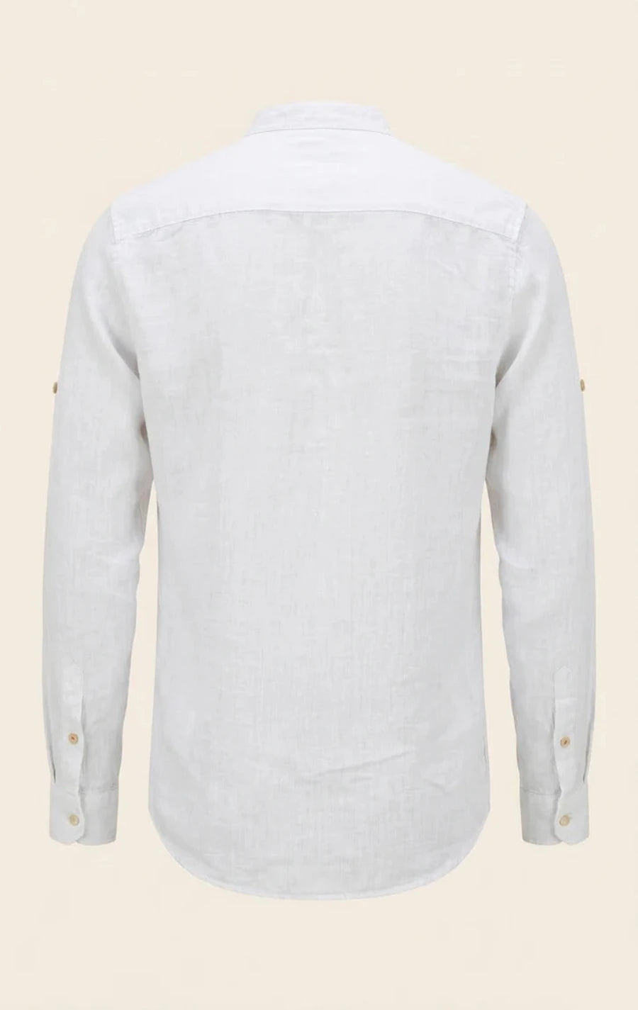Mandarin Collar Linen|Shirt