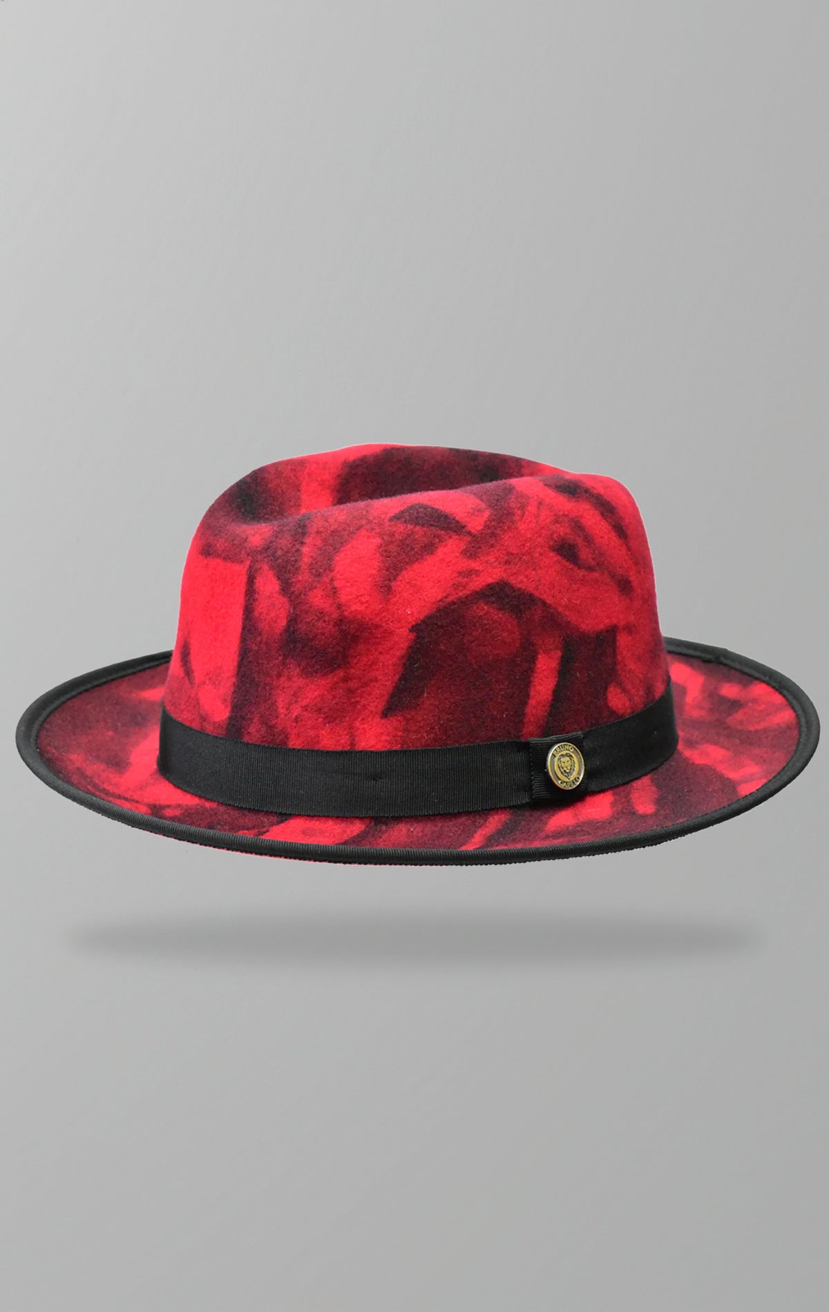 Hand-dyed Kingston Collection hat with 2.5" welted edge brim, 100% Australian wool, and a solid grosgrain hat band.