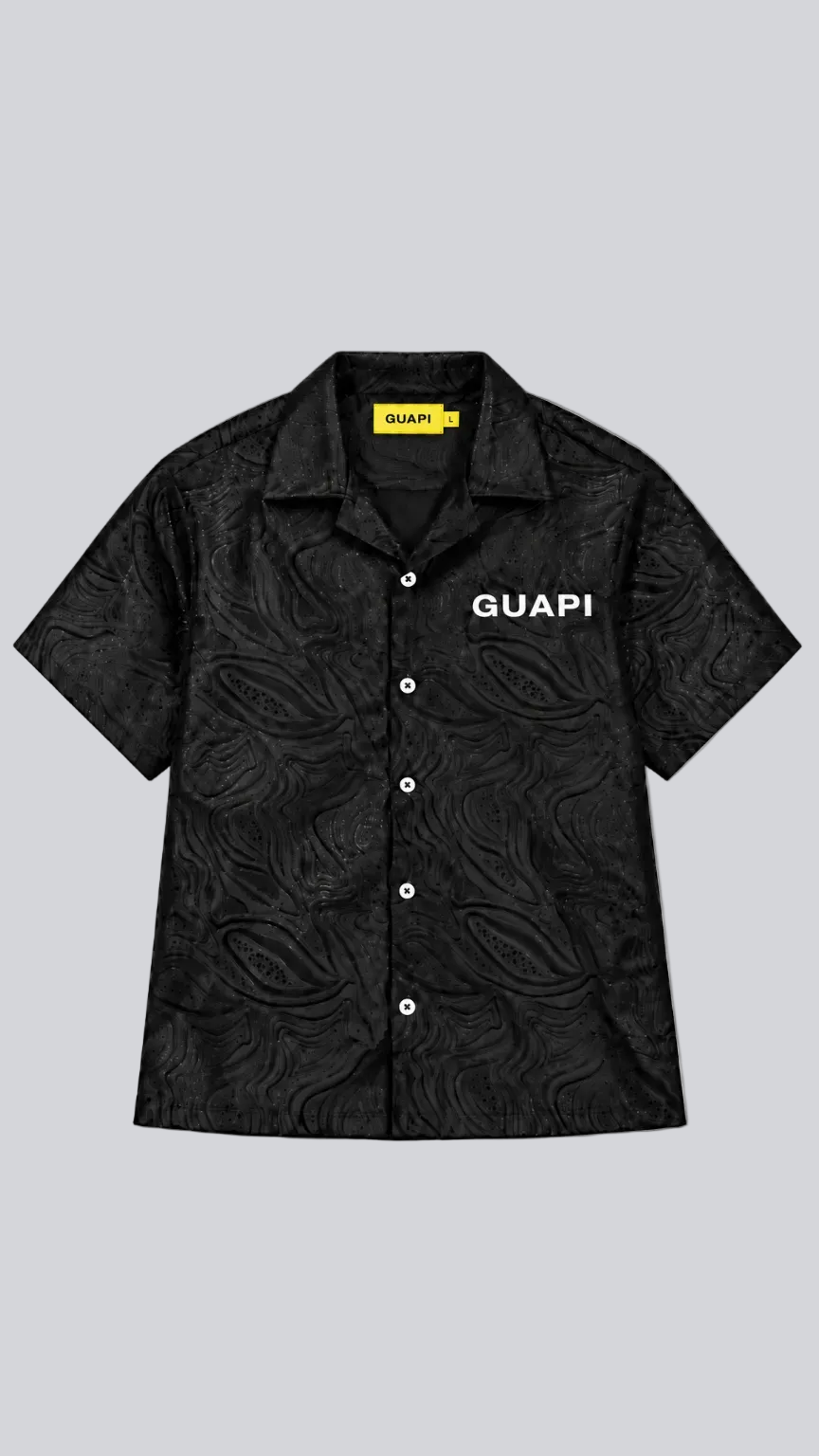 Liquid Black Button-Up | Shirt