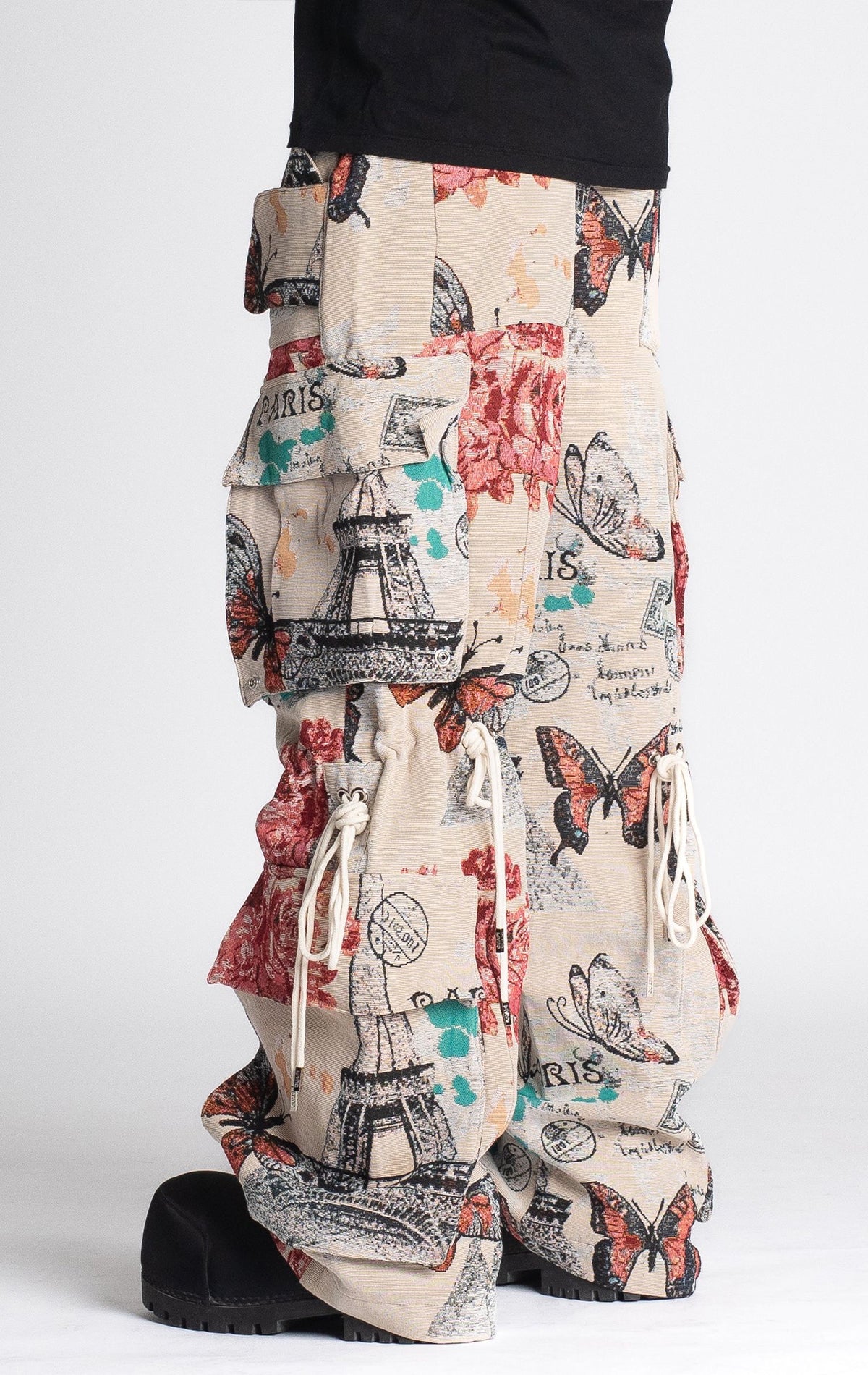 LaVille Tapestry Cargo Jeans