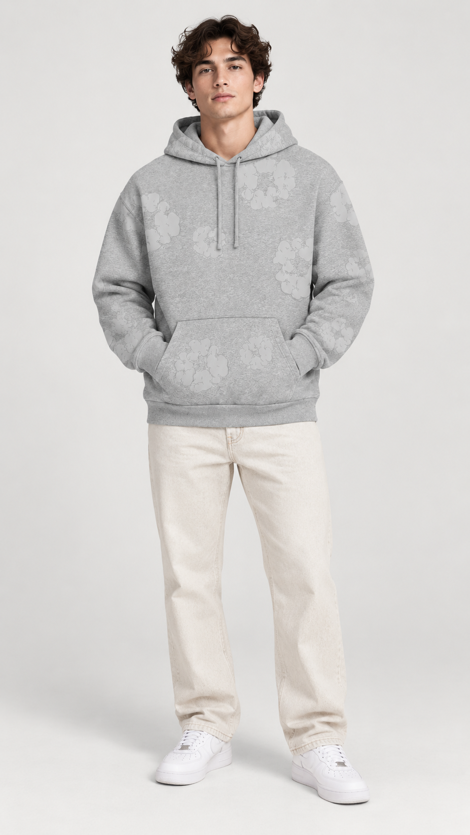 Mono Cotton Wreath Hoodie