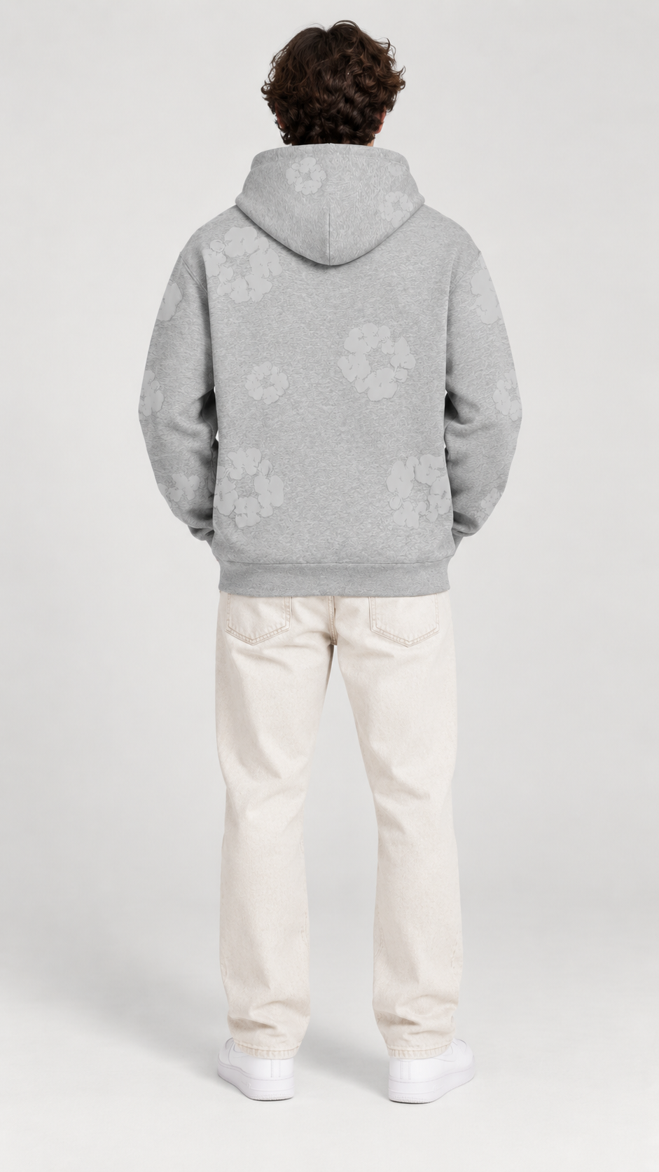 Mono Cotton Wreath Hoodie