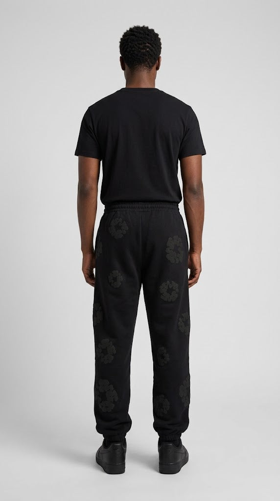 Mono Cotton Wreath Sweatpants