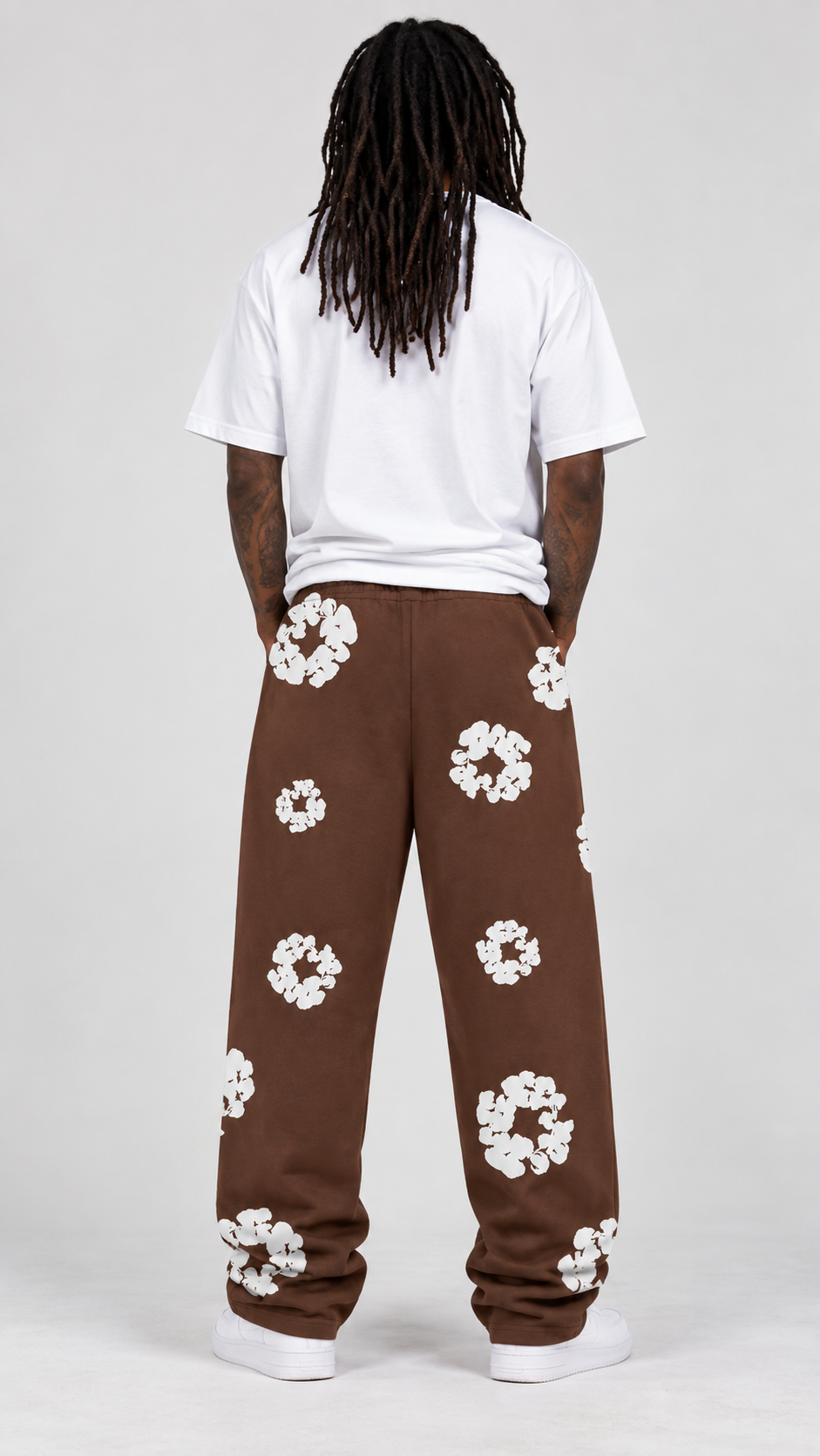 The Cotton Wreath Open Hem Pants