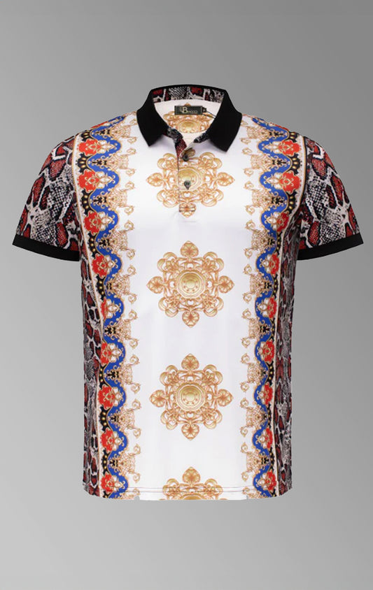 Refined polo shirt blending comfort and sophistication.