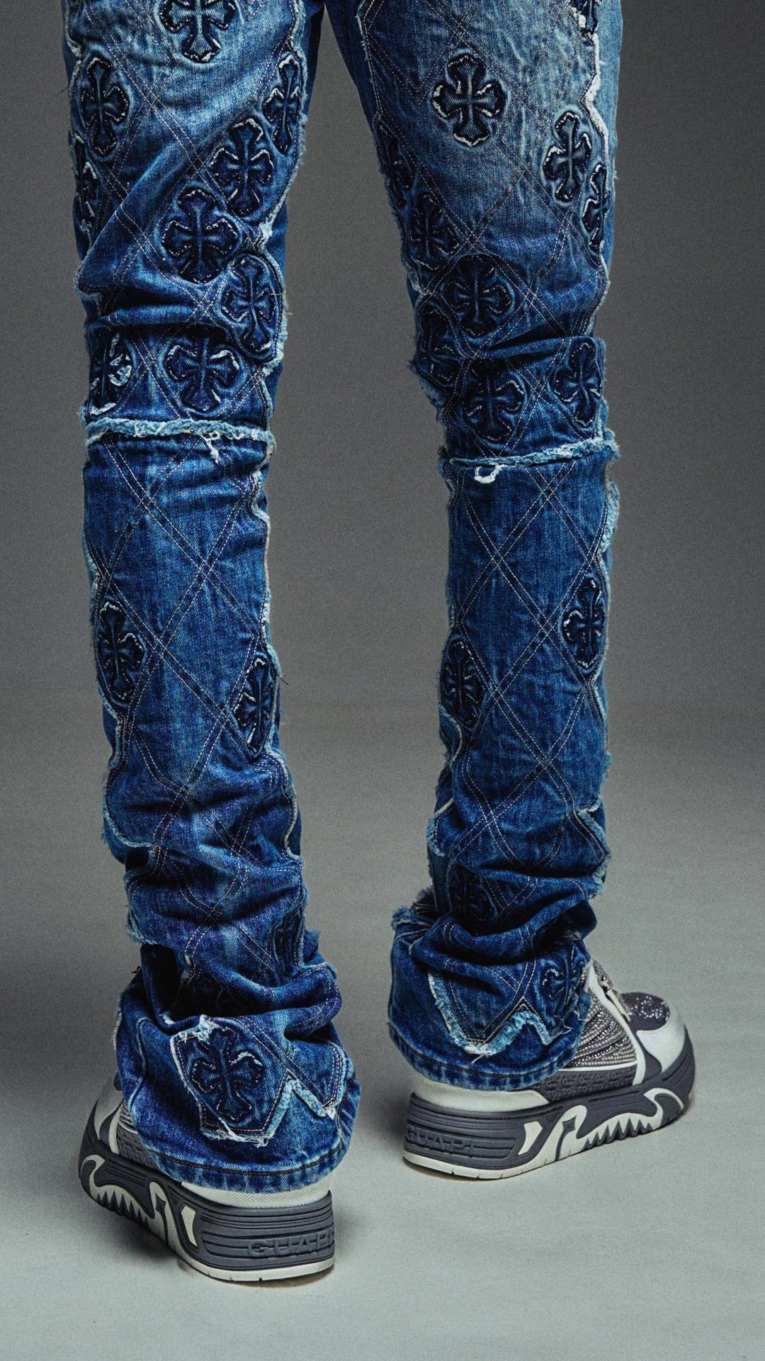Vintage Blue Relic Denim | Stacked Jeans