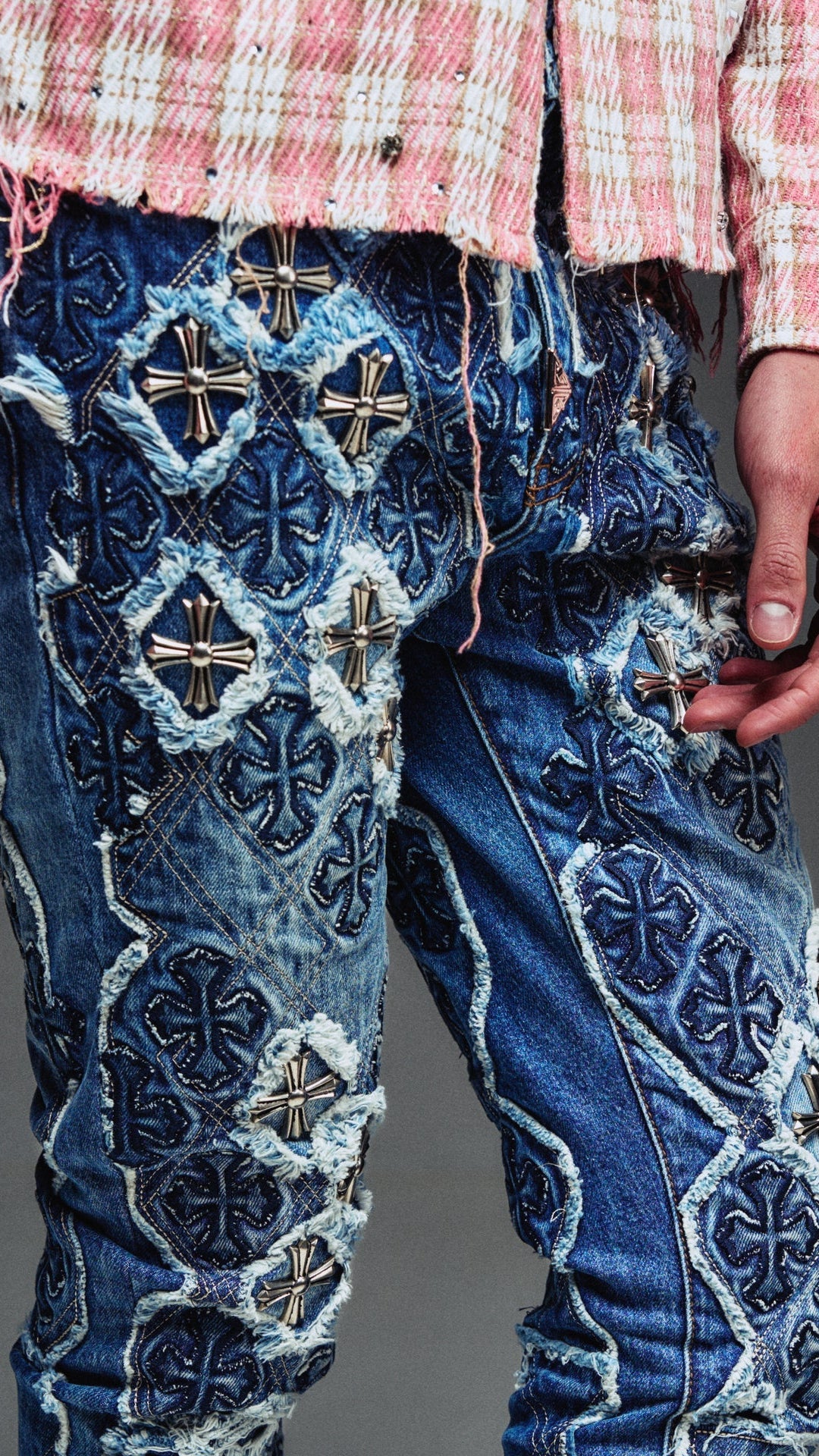 Vintage Blue Relic Denim | Stacked Jeans