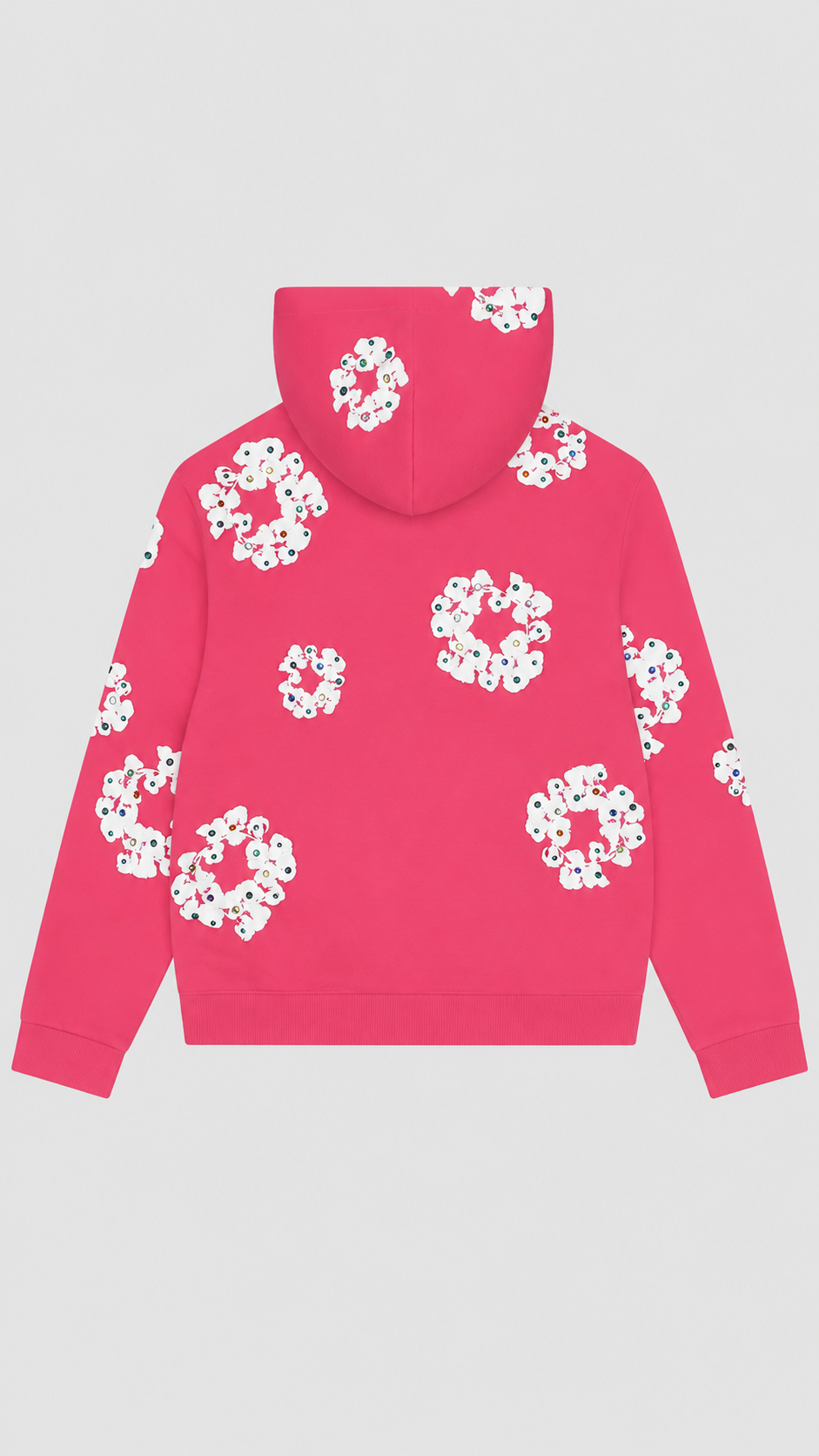 Rhinestone Wreath Zip Up | Hoodie