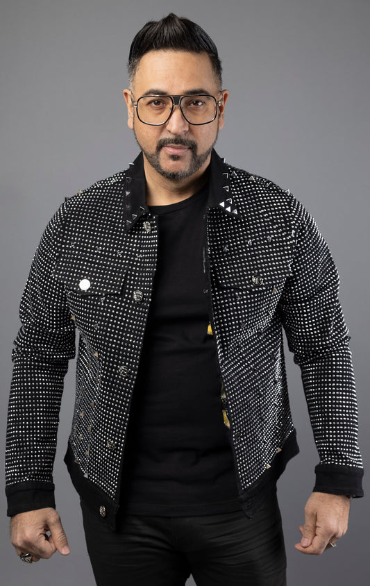 Premium quality denim jacket with eye-catching designs and modern detailing, perfect for layering.