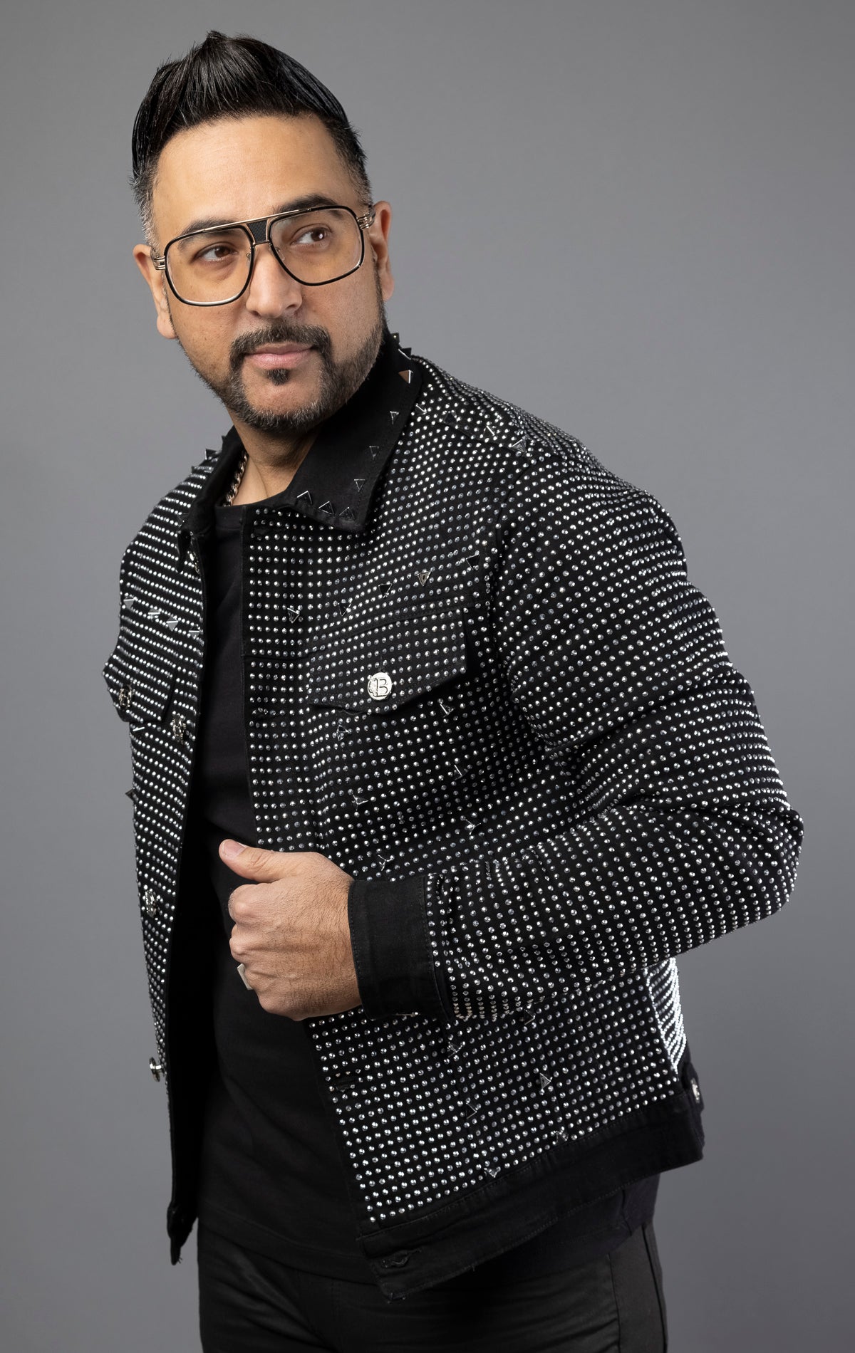 Premium quality denim jacket with eye-catching designs and modern detailing, perfect for layering.