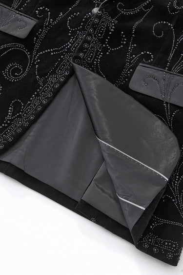 Valent Noir Velevt Blazer