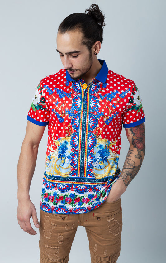 Refined polo shirt blending comfort and sophistication.