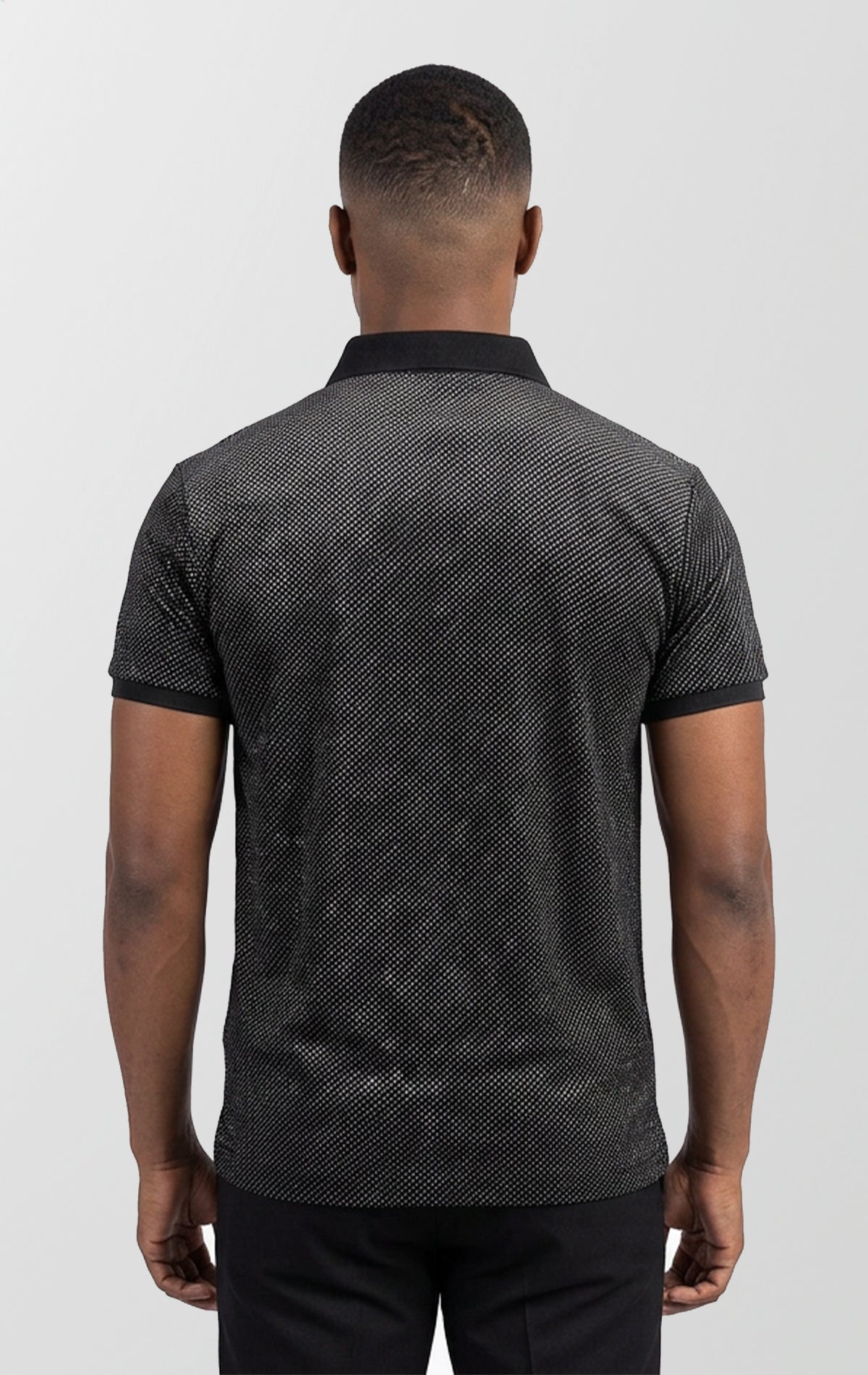 Shiny Speckled Textured | Polo Shirt