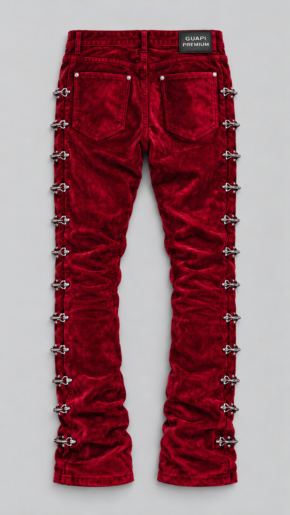 Velvet Aviation Clasp | Stacked Pants