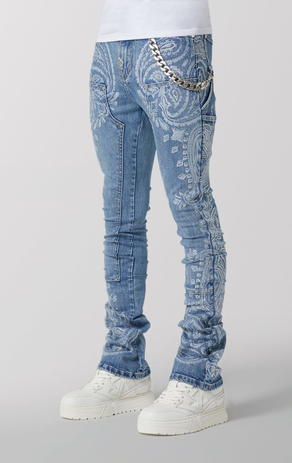 Vintage Paisley Denim