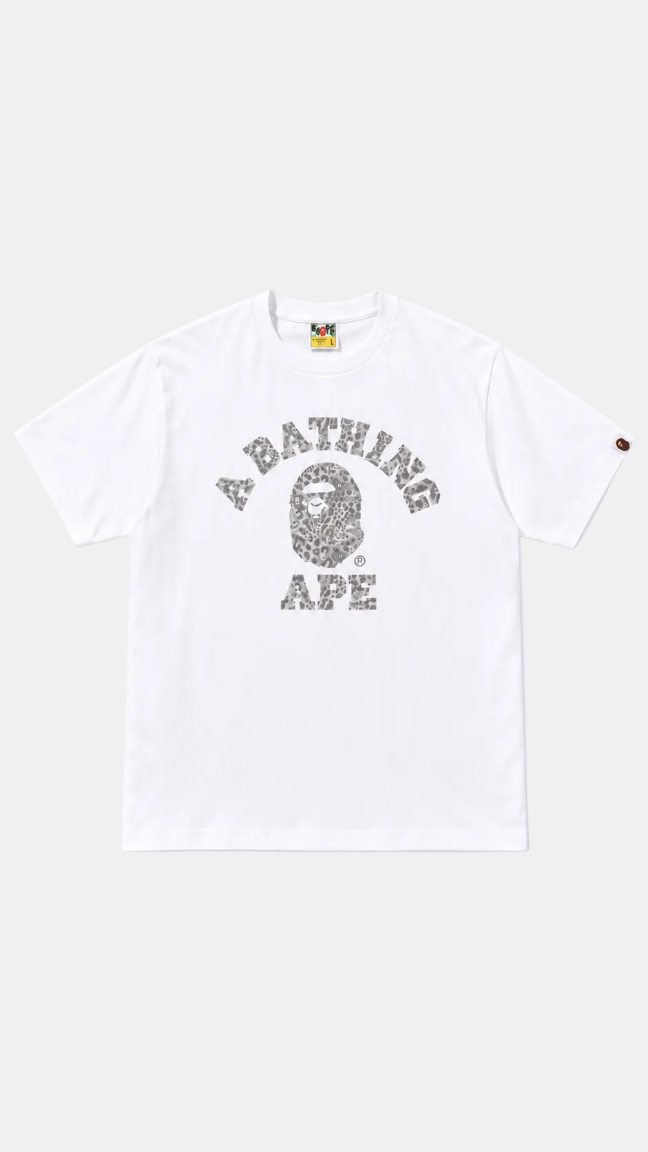 Wild Leopard Pattern College T-Shirt