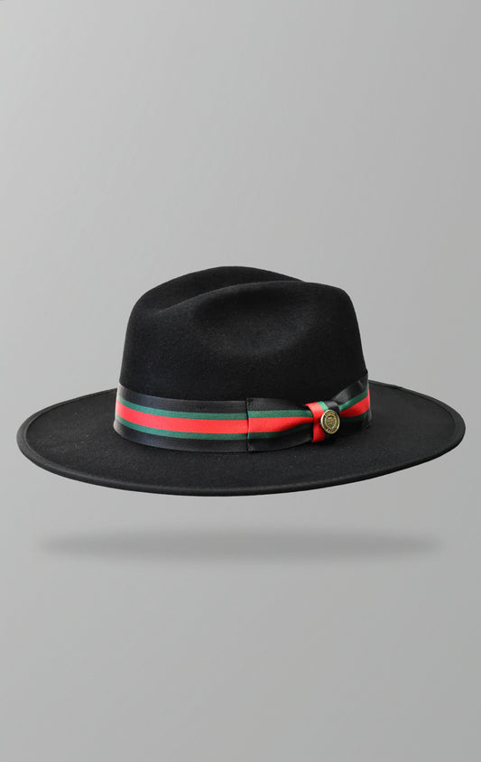 Fedora from the Wesley Collection with a 3-inch wide brim, grosgrain ribbon, and satin lining, crafted from 100% Australian Wool.