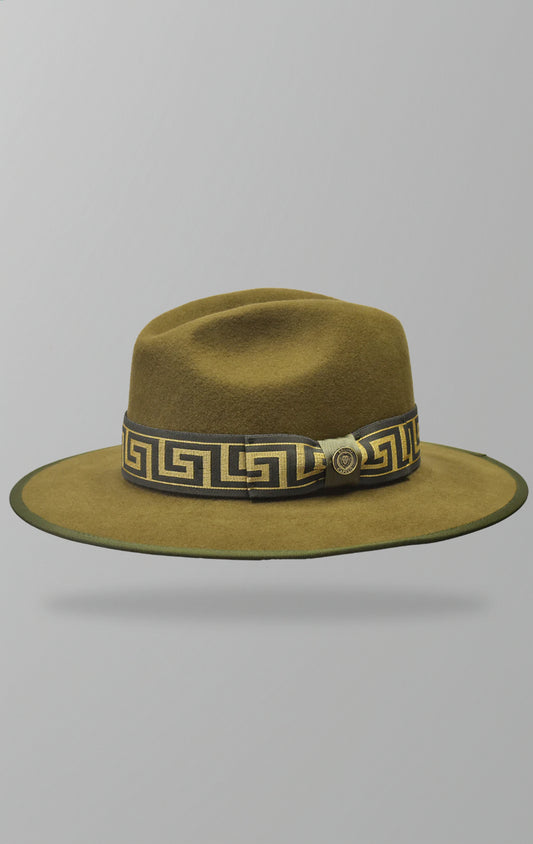 Fedora from the Wesley Collection with a 3-inch wide brim, grosgrain ribbon, and satin lining, crafted from 100% Australian Wool.