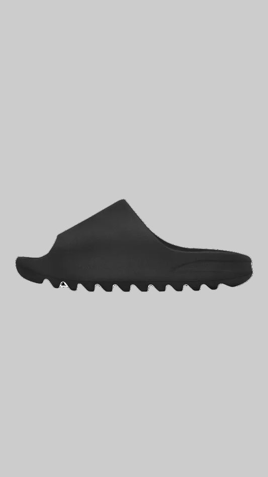 Black sandal on a white background