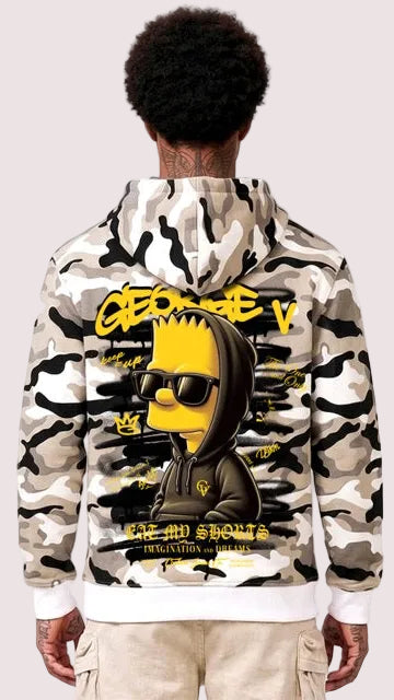 Bart Simson Hoodie Sweatshirt