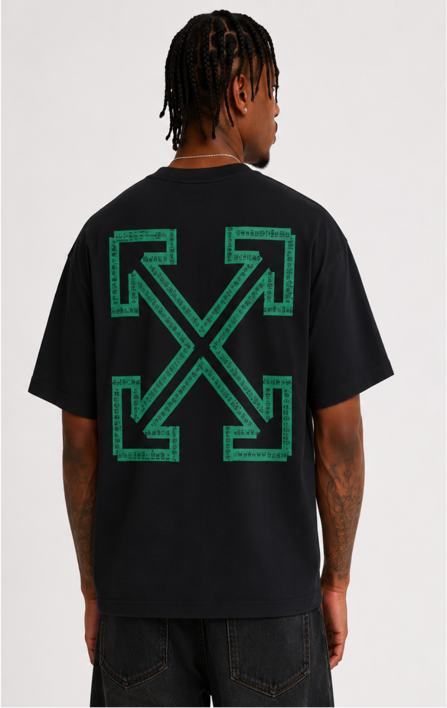 Off-White Skate Fit Tape Arrow|T-Shirt