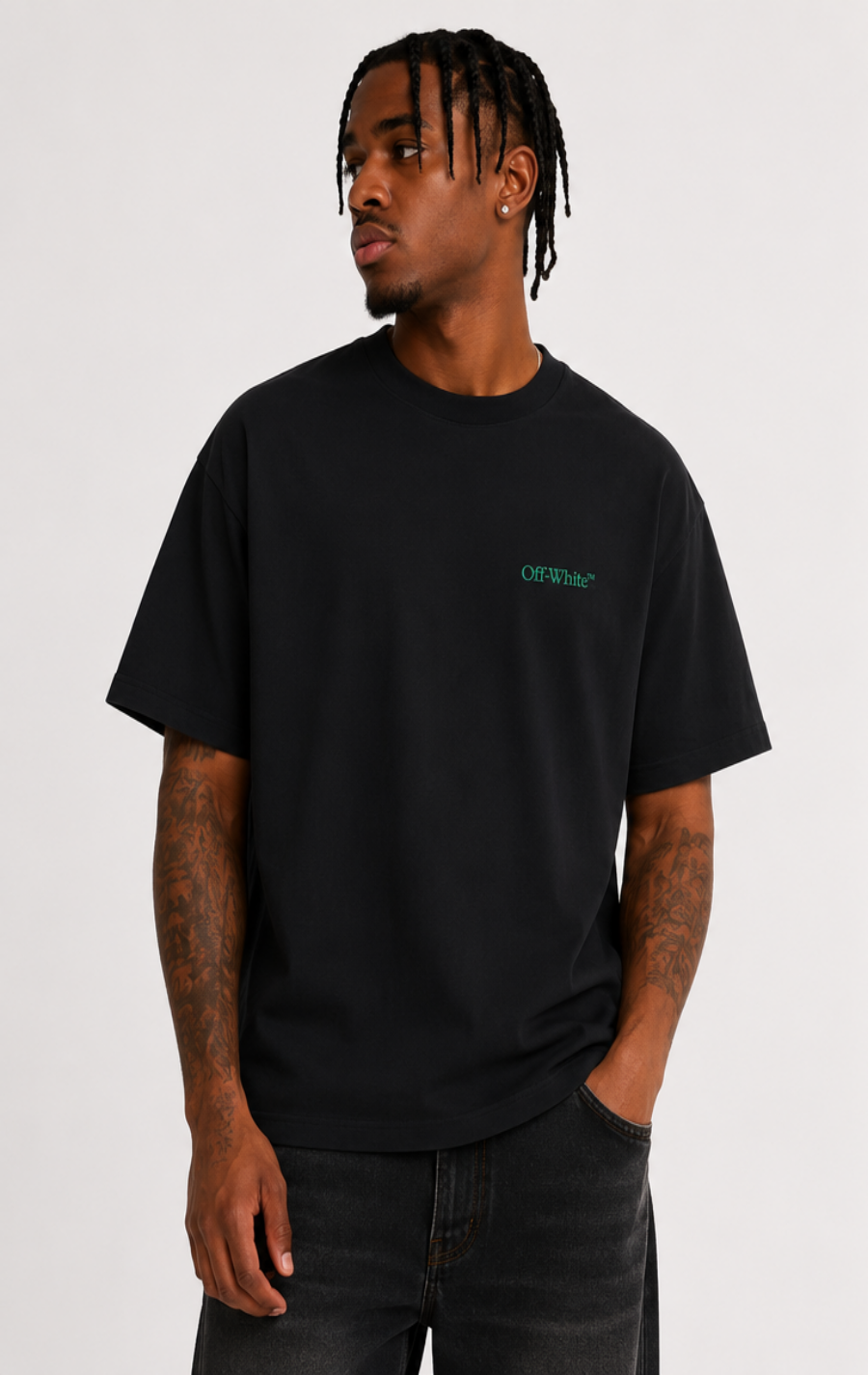 Off-White Skate Fit Tape Arrow|T-Shirt