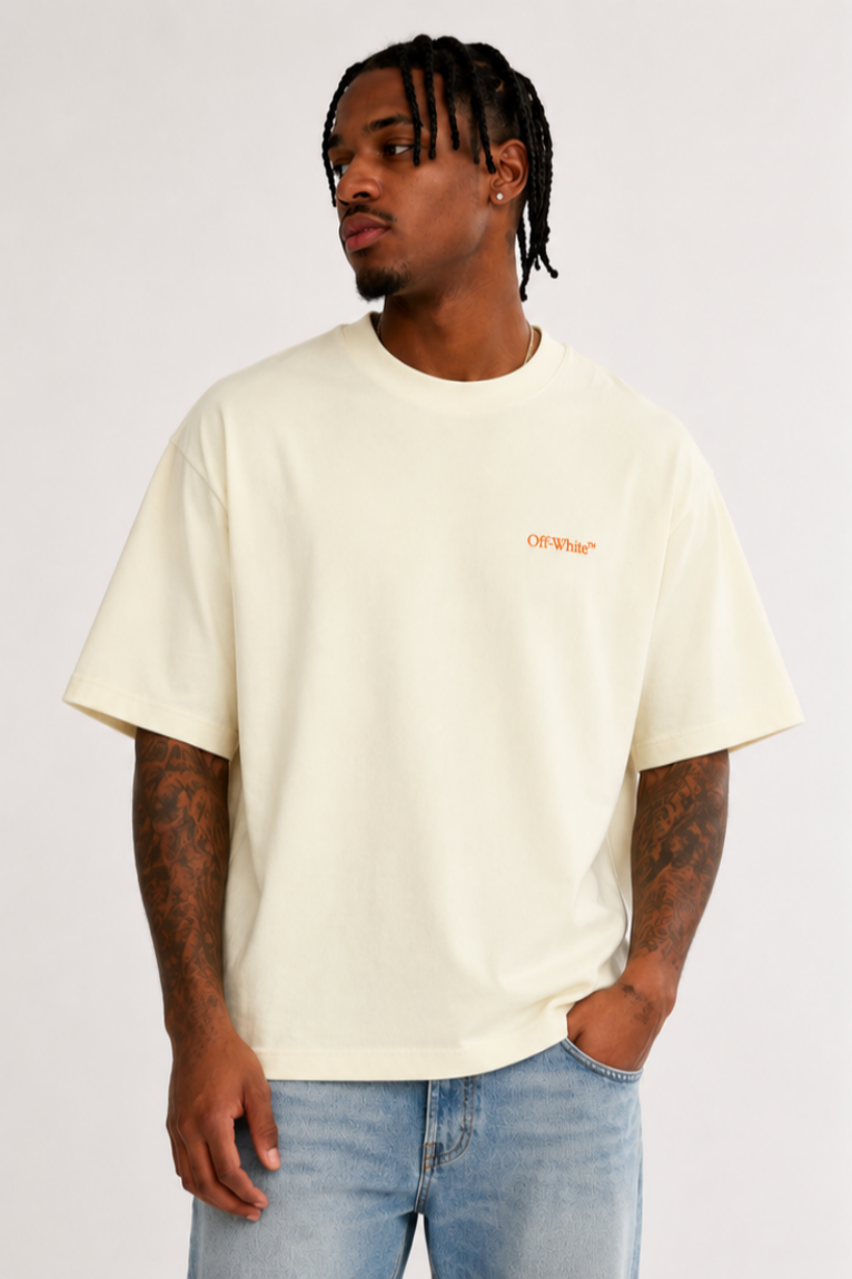 Off-White Skate Fit Tape Arrow|T-Shirt