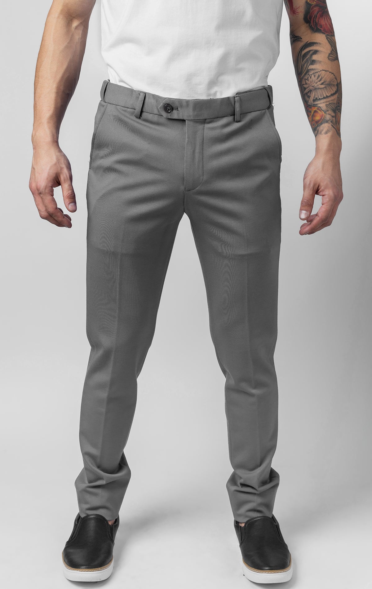 Grey casual/formal pants for men