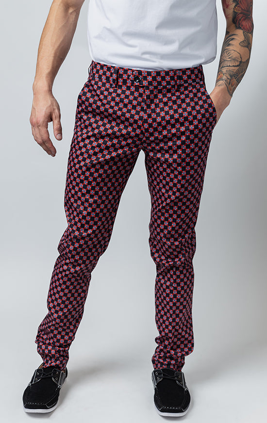 Checkered casual/formal pants for men