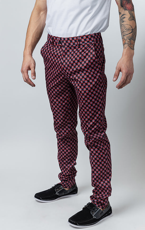 Checkered casual/formal pants for men
